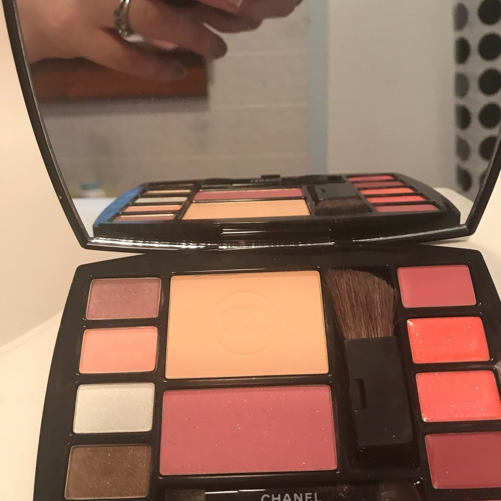 Chanel travel makeup palette used once.